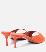 Amina Muaddi Jeanne 60 leather mules