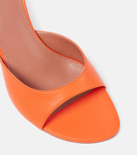 Amina Muaddi Jeanne 60 leather mules