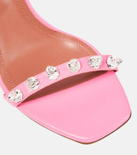 Amina Muaddi Julia embellished leather sandals