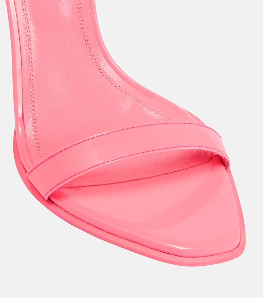 Amina Muaddi Kim leather sandals