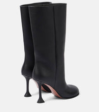 Amina Muaddi Liya 95 leather knee-high boots