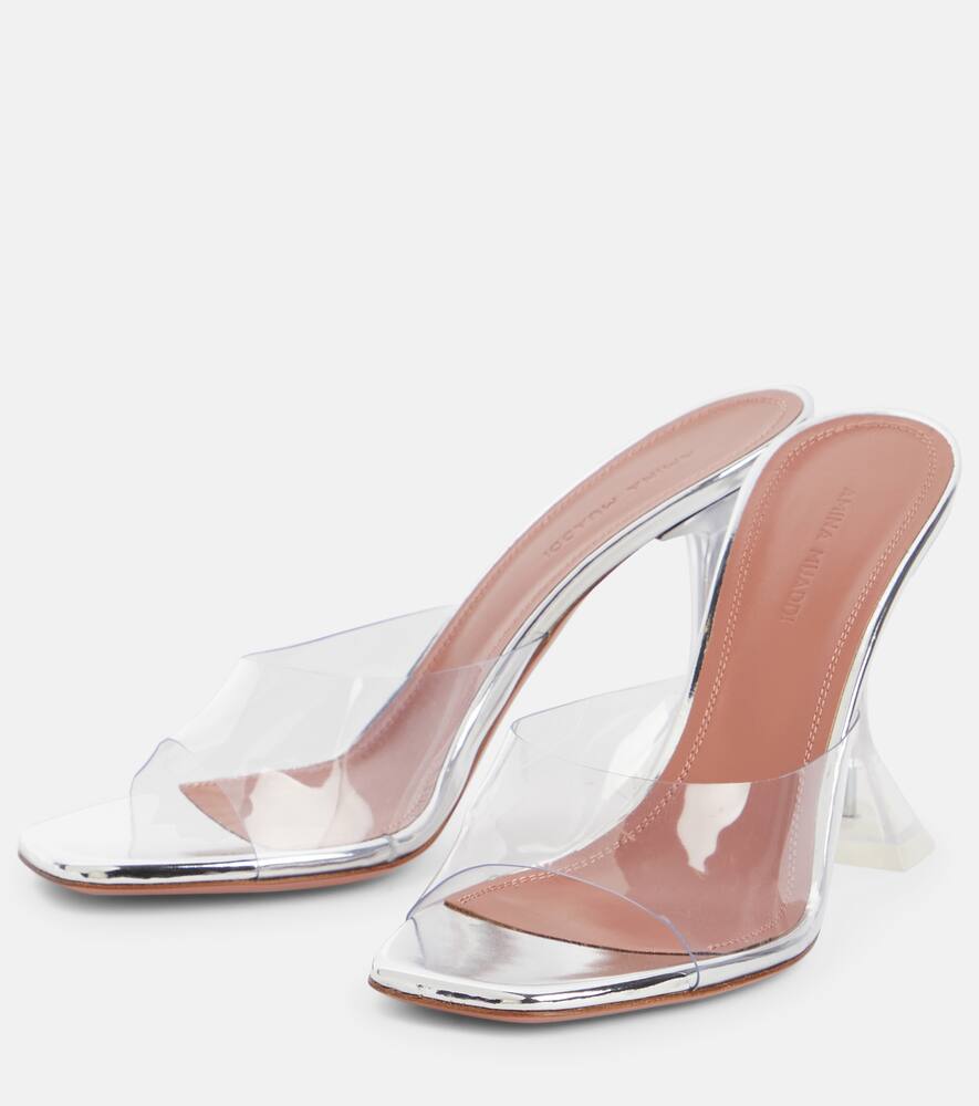 Amina Muaddi Lupita 95 PVC mules