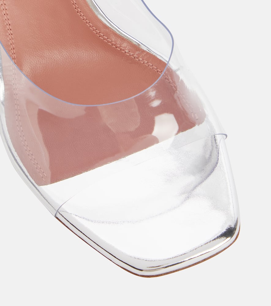 Amina Muaddi Lupita 95 PVC mules