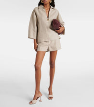 Amina Muaddi Lupita 95 canvas mules