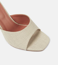 Amina Muaddi Lupita 95 canvas mules