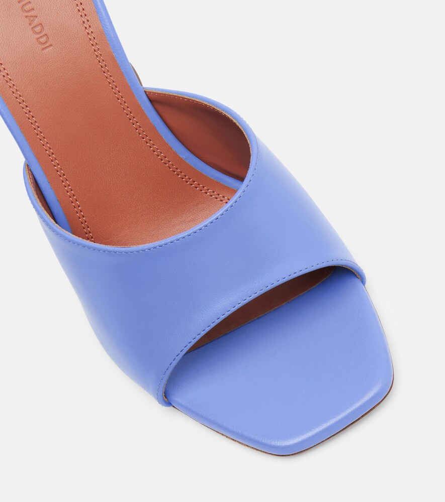 Amina Muaddi Lupita 95 leather mules