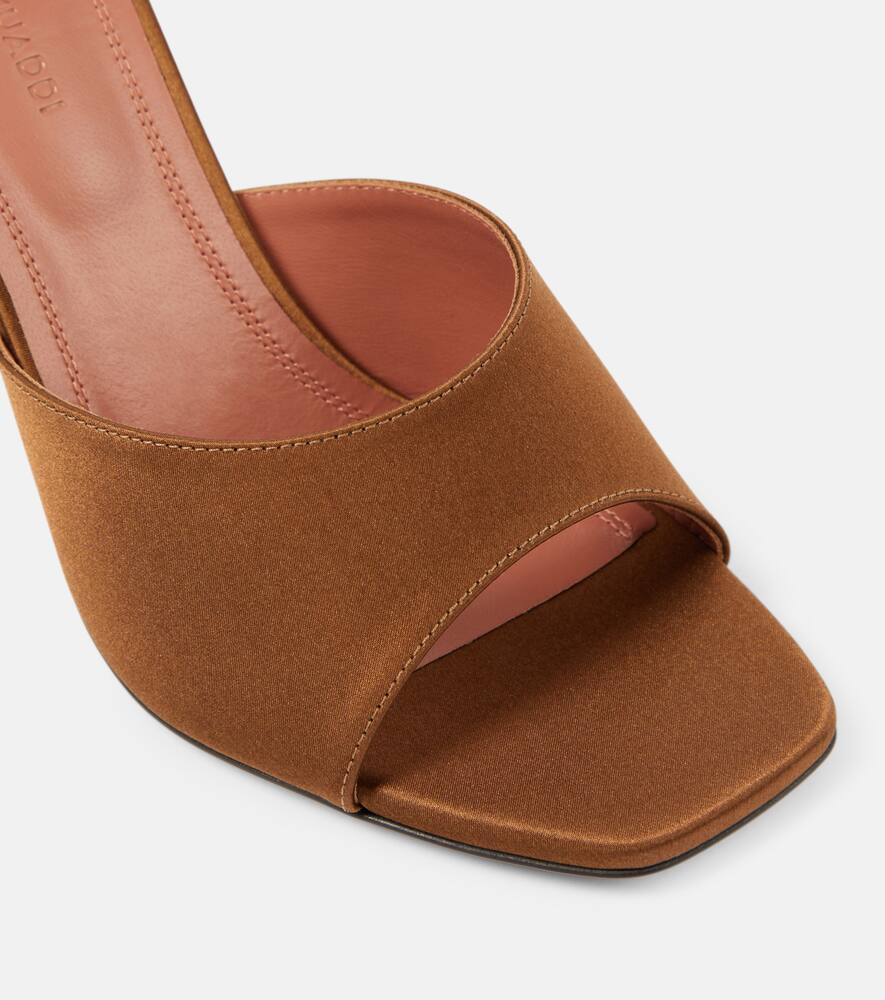 Amina Muaddi Lupita 95 satin mules