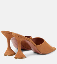 Amina Muaddi Lupita 95 suede mules