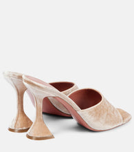 Amina Muaddi Lupita 95 velvet mules