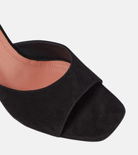 Amina Muaddi Lupita suede mules