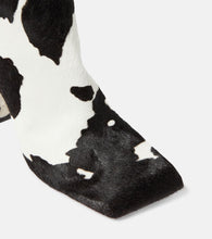 Amina Muaddi Marine calf hair knee-high boots