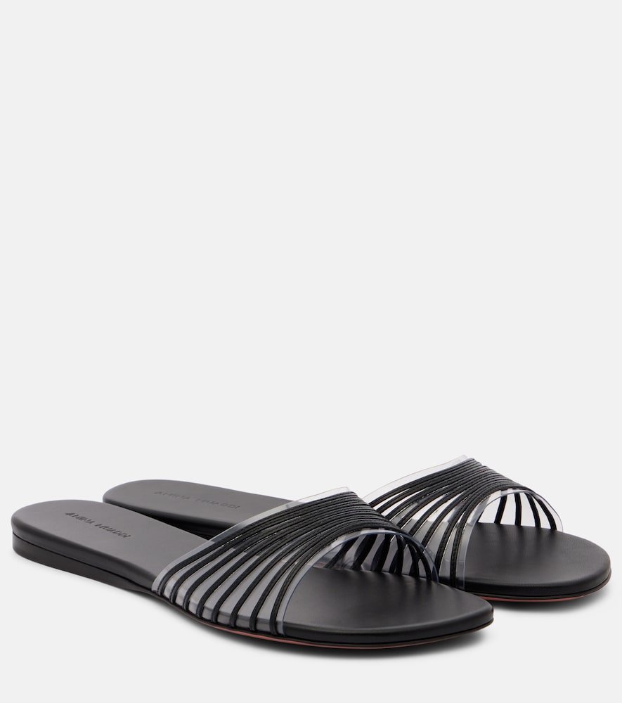 Amina Muaddi Mookie slides