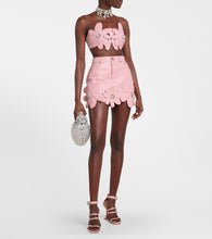 Amina Muaddi Robyn embellished leather sandals