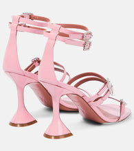 Amina Muaddi Robyn embellished leather sandals