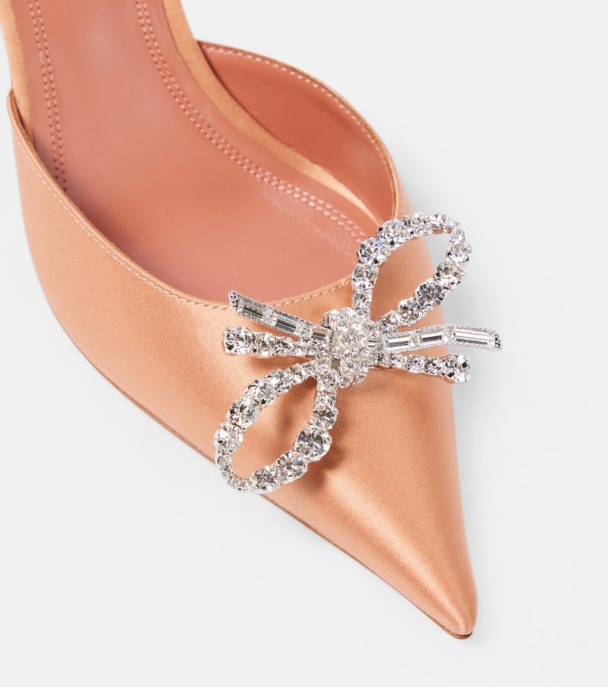 Amina Muaddi Rosie 60 satin slingback pumps
