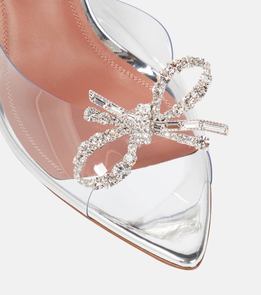 Amina Muaddi Rosie crystal-embellished PVC sandals