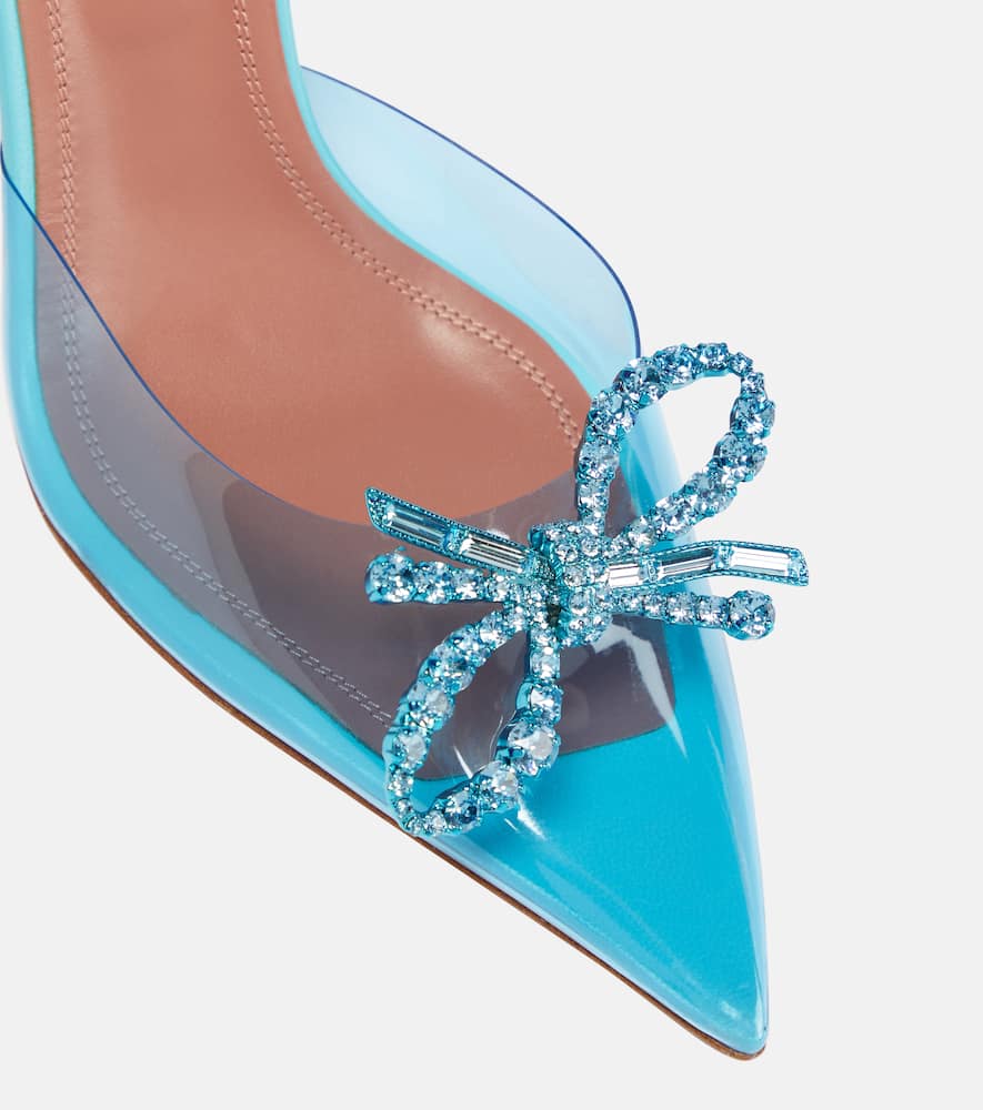 Amina Muaddi Rosie embellished slingback pumps