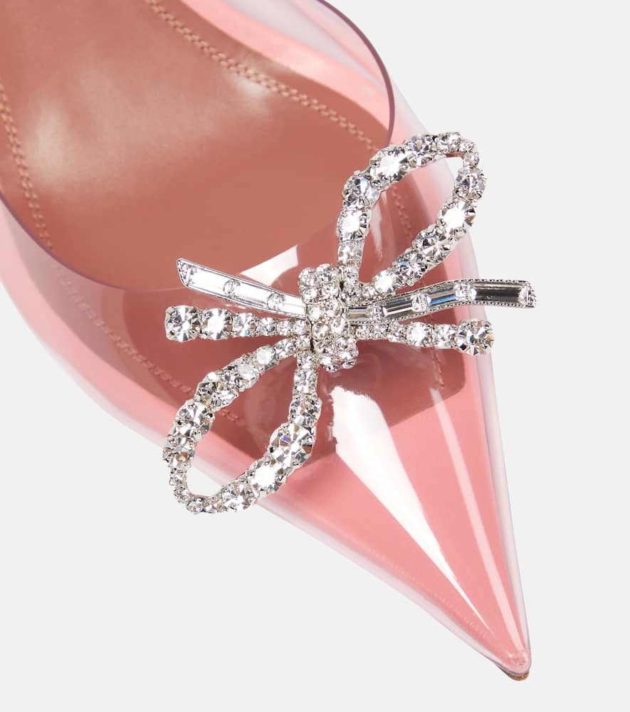 Amina Muaddi Rosie embellished slingback pumps