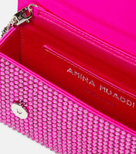 Amina Muaddi Superamini Paloma embellished clutch