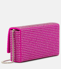 Amina Muaddi Superamini Paloma embellished clutch