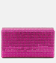 Amina Muaddi Superamini Paloma embellished clutch
