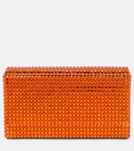 Amina Muaddi Superamini Paloma embellished clutch