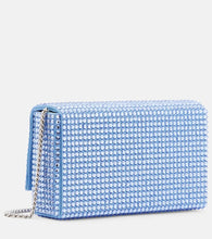 Amina Muaddi Superamini embellished clutch