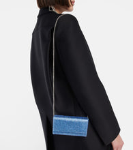 Amina Muaddi Superamini embellished clutch