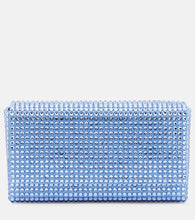 Amina Muaddi Superamini embellished clutch