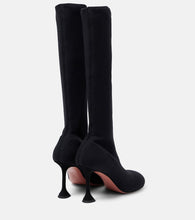 Amina Muaddi Veneda 95 knee-high sock boots