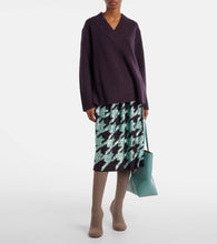 Amina Muaddi Veneda 95 knee-high sock boots