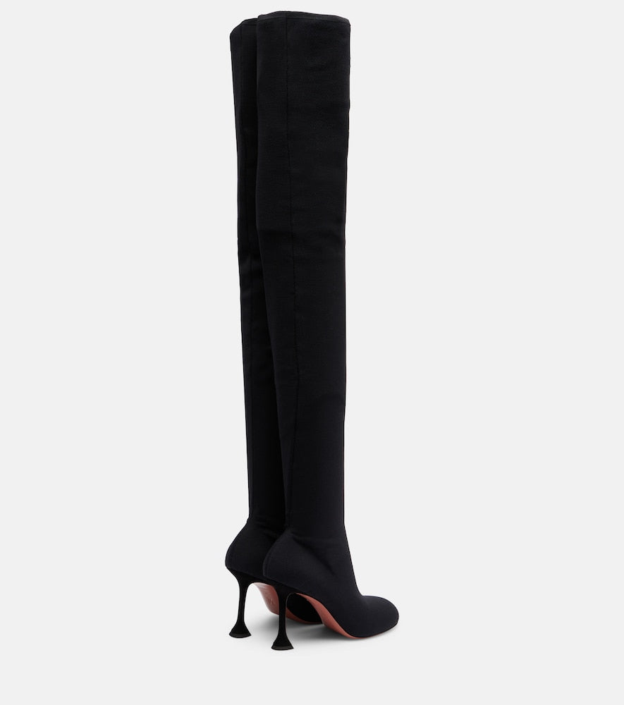 Amina Muaddi Veneda 95 over-the-knee boots