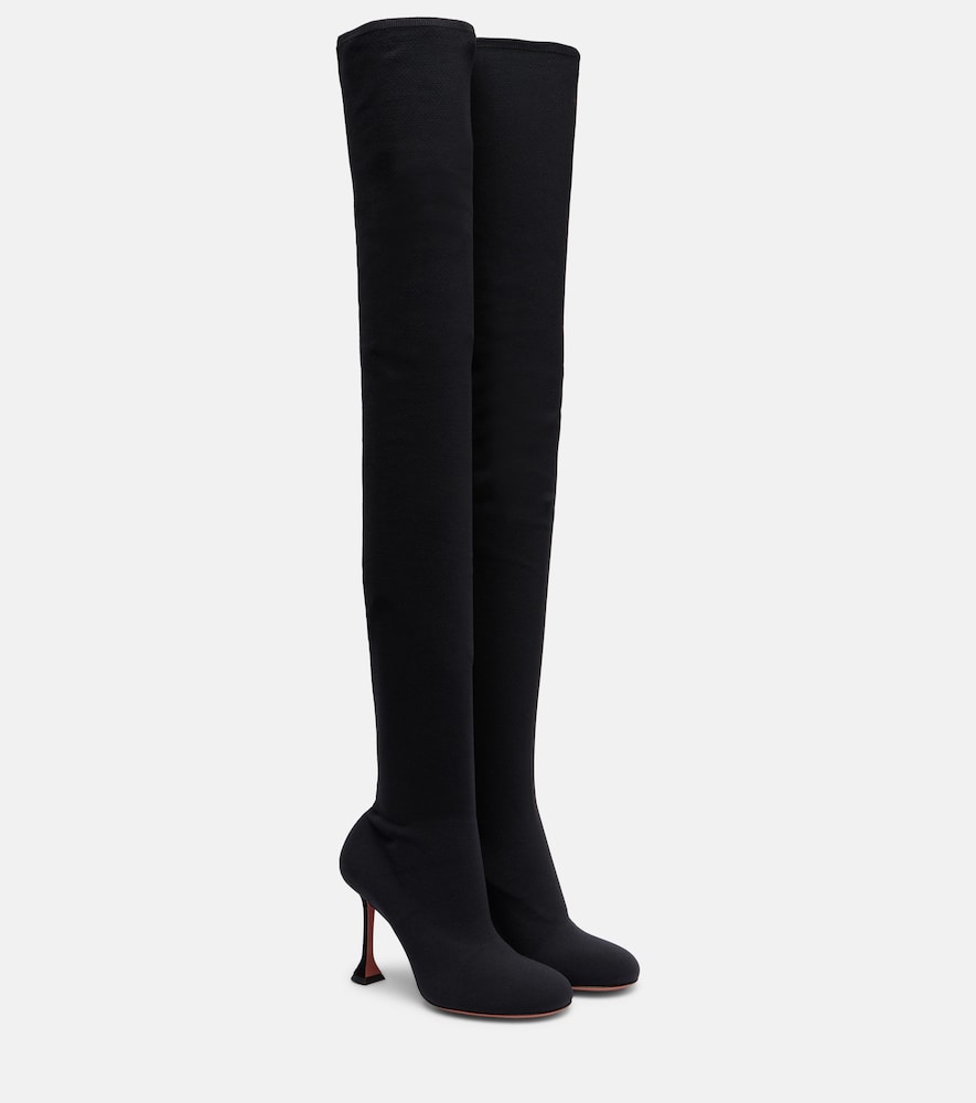 Amina Muaddi Veneda 95 over-the-knee boots