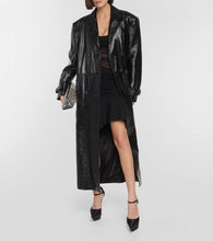Amina Muaddi Yigit satin platform pumps