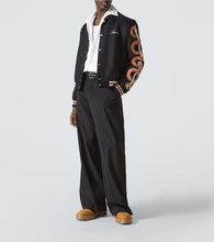 Amiri Amiri Snake Bones wool-blend varsity jacket