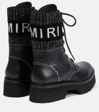 Amiri Leather lace-up boots