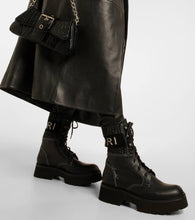 Amiri Leather lace-up boots
