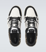 Amiri Leopard Skel Top Low leather sneakers