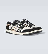 Amiri Leopard Skel Top Low leather sneakers