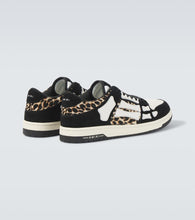 Amiri Leopard Skel Top Low leather sneakers