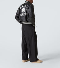 Amiri MA Hollywood leather bomber jacket