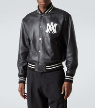 Amiri MA Hollywood leather bomber jacket