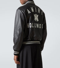 Amiri MA Hollywood leather bomber jacket