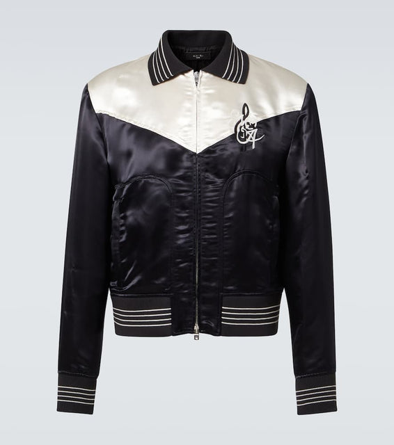 Amiri Music Note bomber jacket