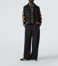 Amiri Pacific Bones appliqu√É¬© suede sneakers