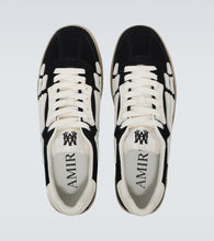 Amiri Pacific Bones appliqu√É¬© suede sneakers