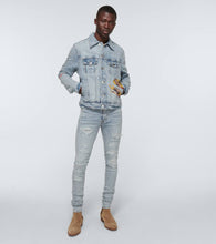 Amiri Playboy denim trucker jacket