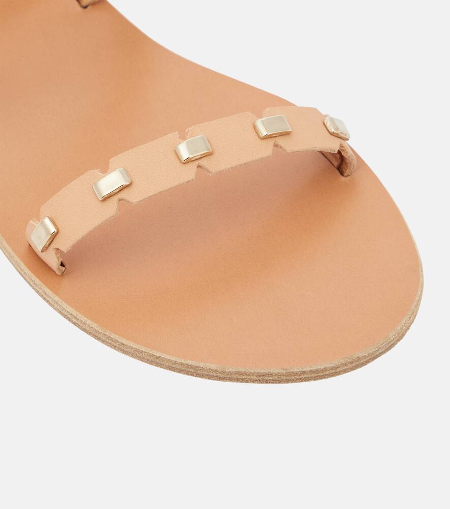 Ancient Greek Sandals Coco embellished leather sandals