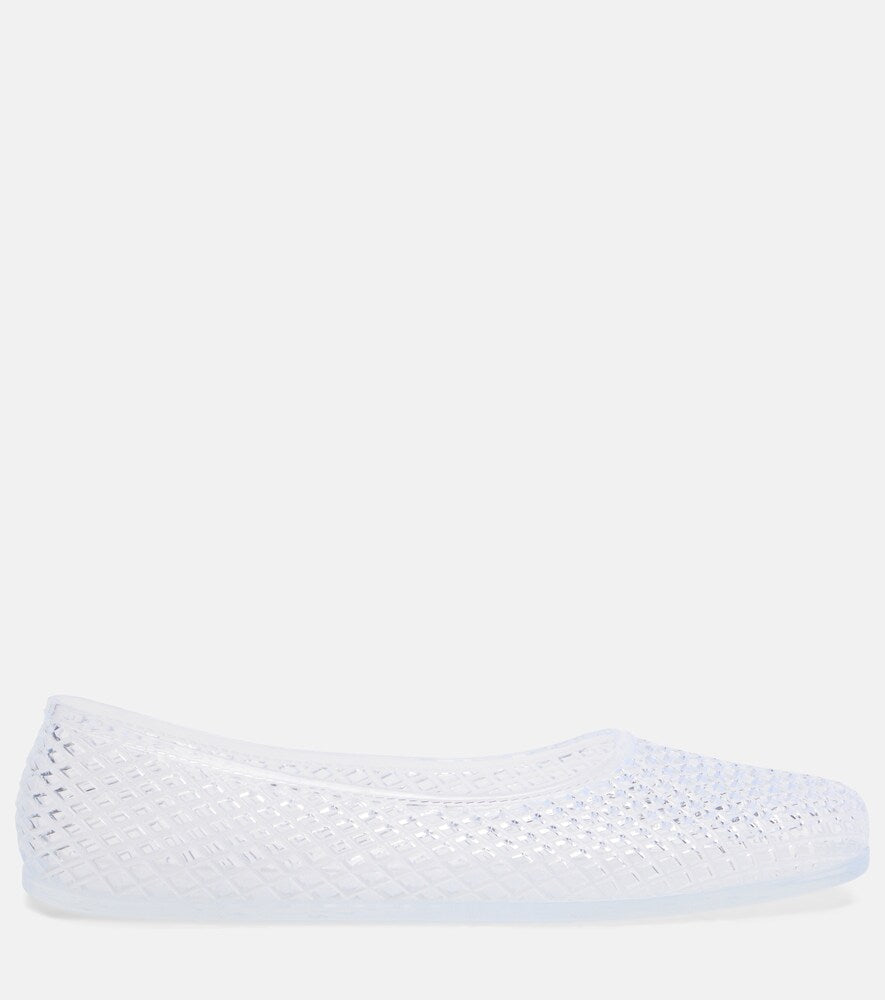 Ancient Greek Sandals Iro fishnet ballet flats