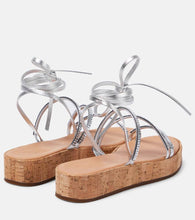 Ancient Greek Sandals Morfi leather platform sandals